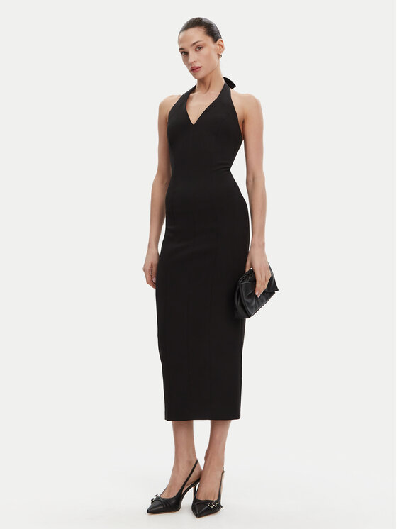 ACCESS FASHION ACCESS FASHION Sukienka koktajlowa 53-3403-218 Czarny Regular Fit