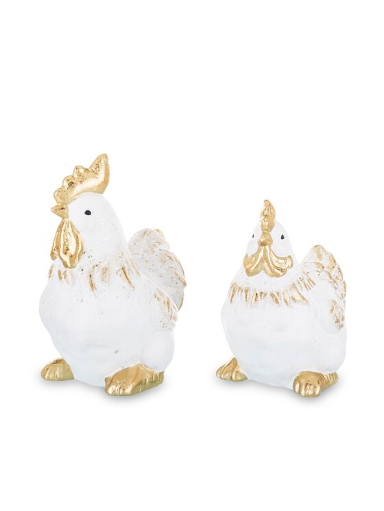 MIAhome MIAhome Figurka papuga 35,5x10x9,5 cm PAPPAGALLO biała Biały