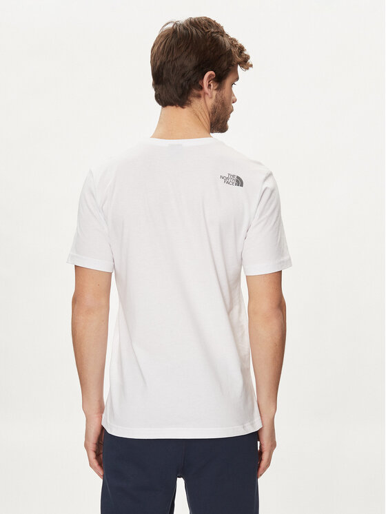 The North Face The North Face T-shirt Mountain Line NF0A87NT Bianco Regular Fit