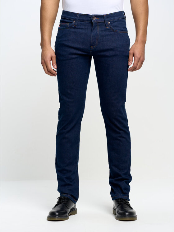 BIG STAR BIG STAR Jeansy terry_556 Granatowy Slim Fit