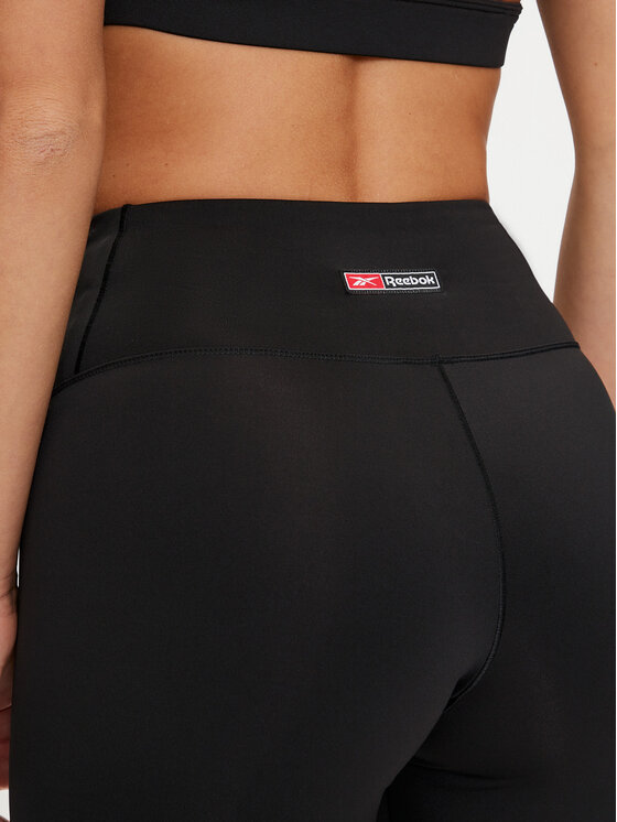 Reebok Reebok Pantaloncini sportivi Lux Bold Blike 100075384 Nero Slim Fit