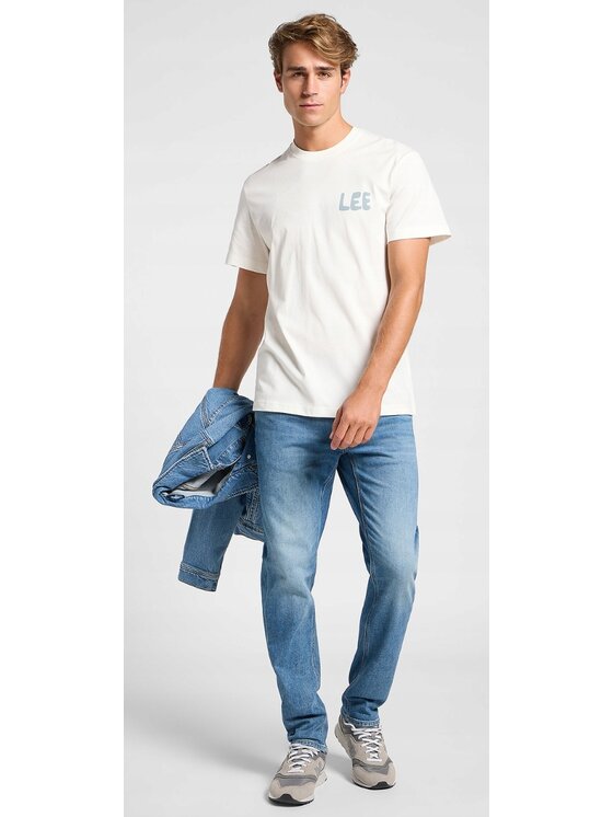 Lee Lee Jeansy Daren Zip Fly Niebieski Regular Fit