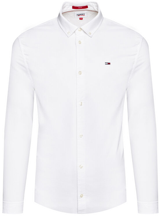 Tommy Jeans Tommy Jeans Košile Oxford DM0DM09594 Bílá Slim Fit