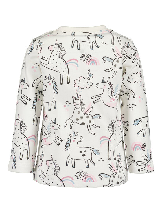 Blue Seven Blue Seven Bluse 950606 X Weiß Regular Fit