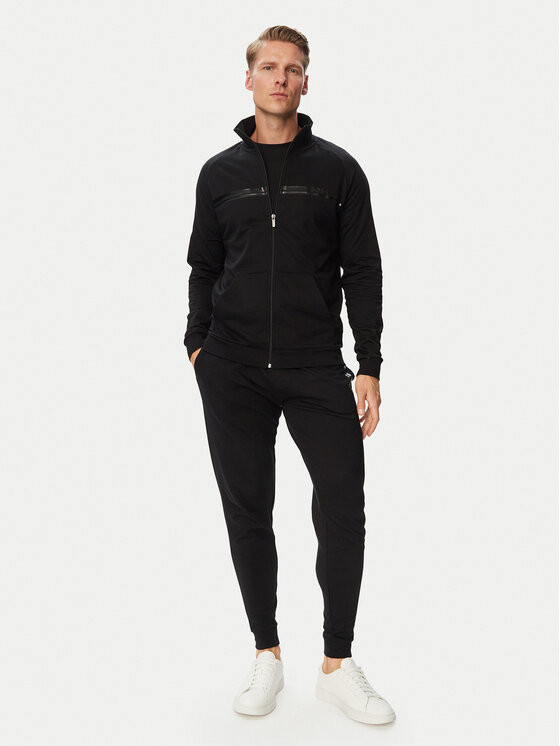 BOSS BOSS Džemperis Authentic 50554779 Juoda Regular Fit