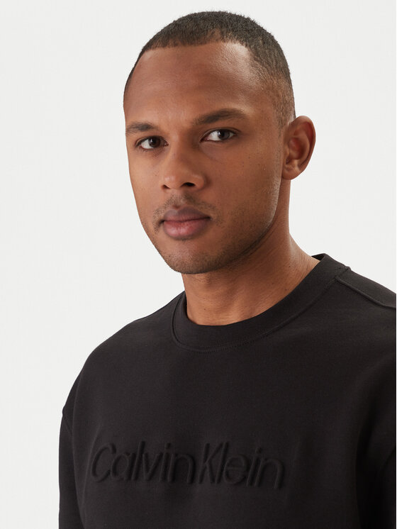 Calvin Klein Calvin Klein Bluză Eu Sportswear Graphic LV04LF230G Negru Regular Fit