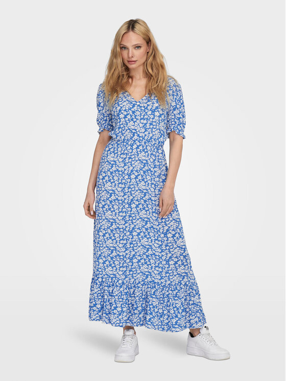 ONLY ONLY Rochie de vară Chianti 15270519 Albastru Regular Fit