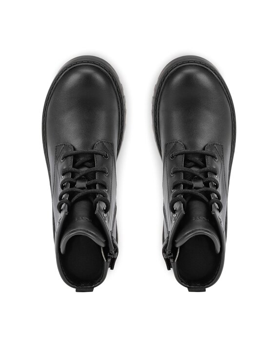 Geox Geox Schnürstiefeletten J Casey Girl J9420G 054AJ C0531 S Schwarz