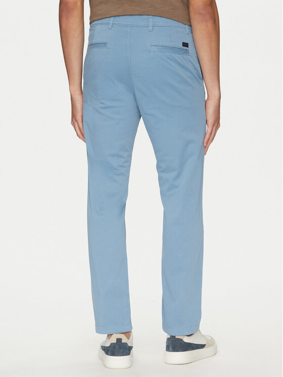 BOSS BOSS Chinosy 50534378 Błękitny Regular Fit