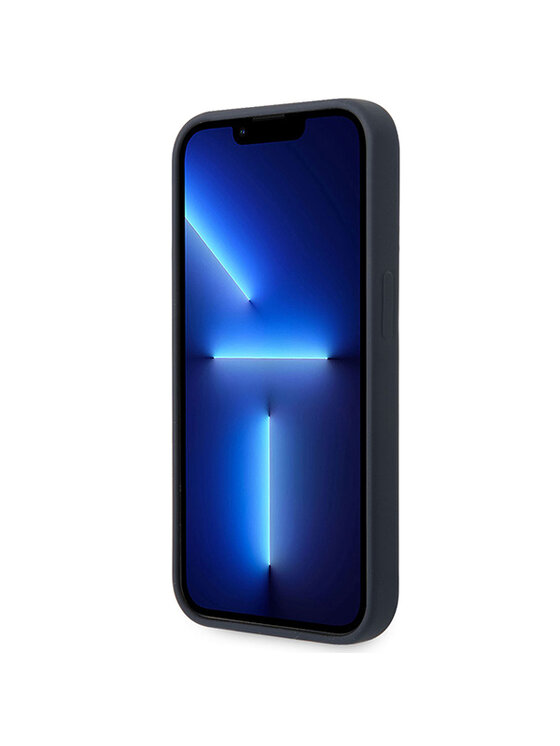 BMW Motorsport BMW Motorsport Etui na telefon iPhone 14 Pro Max Granatowy