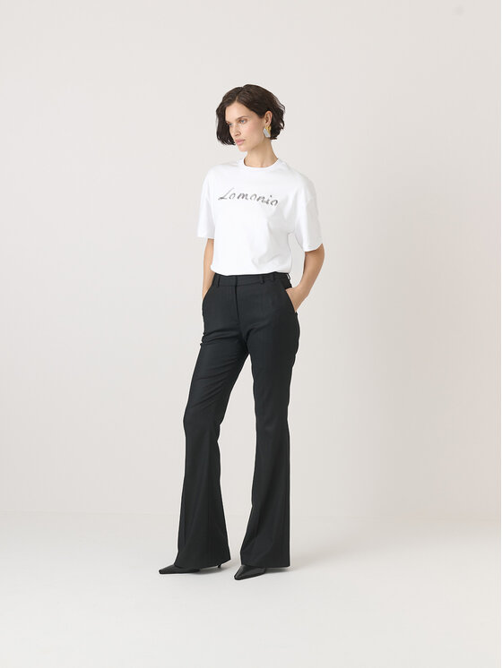 La Mania La Mania T-shirt COURTNEY Bianco Classic Fit