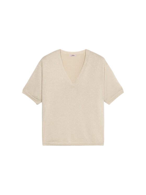 Oltre Oltre Cardigan M296J005031N012 Écru Regular Fit