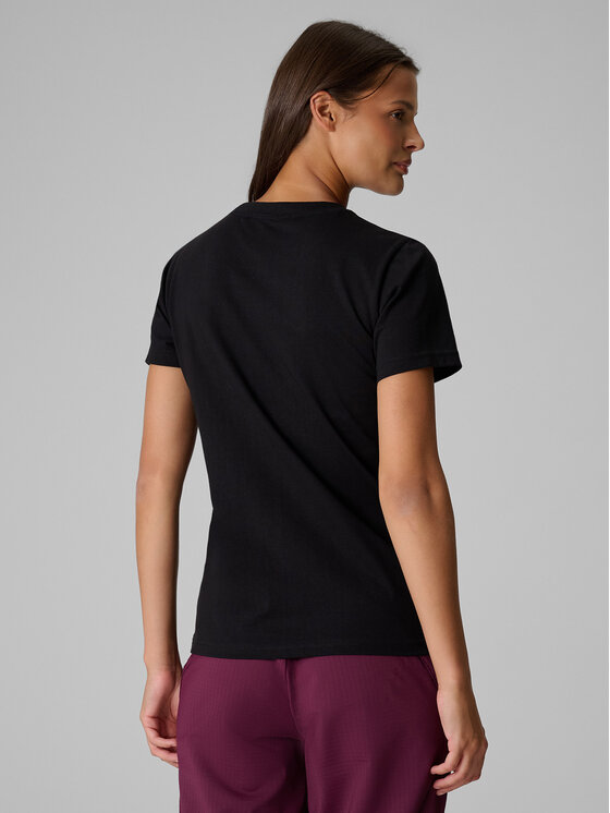 4F 4F T-Shirt TREKKING Czarny Regular Fit