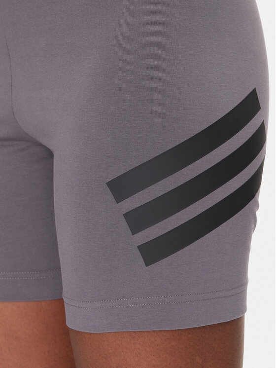 adidas adidas Dviratininkų šortai Future Icons 3-Stripes JE0170 Pilka Slim Fit