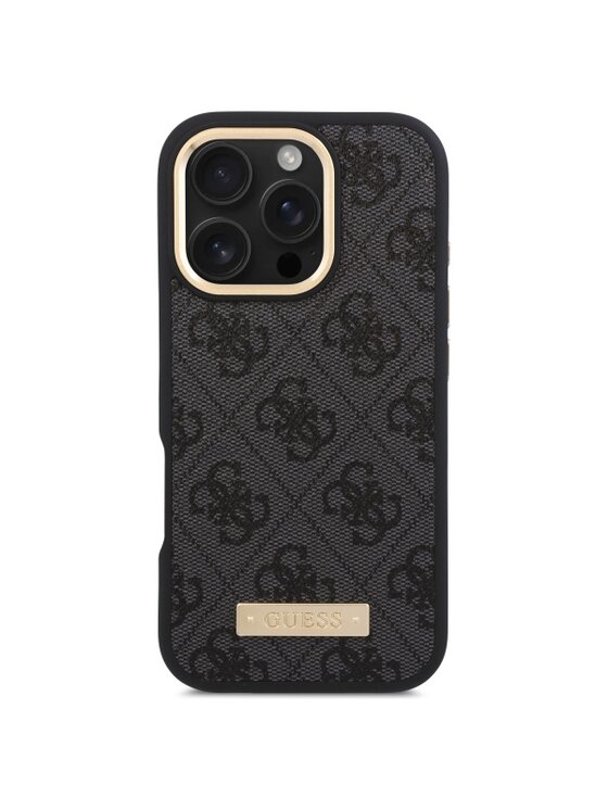 Guess Guess Etui na telefon iPhone 16 Pro Czarny