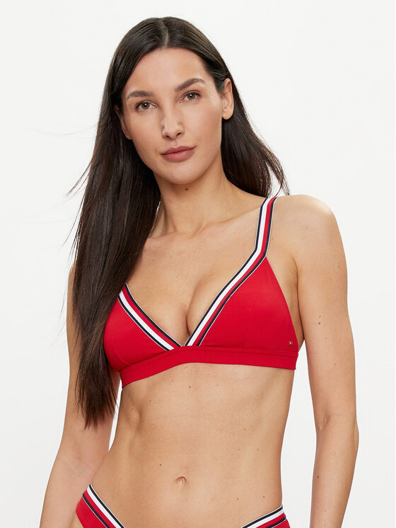 Tommy Hilfiger Bikini augšdaļa UW0UW05290 Sarkans