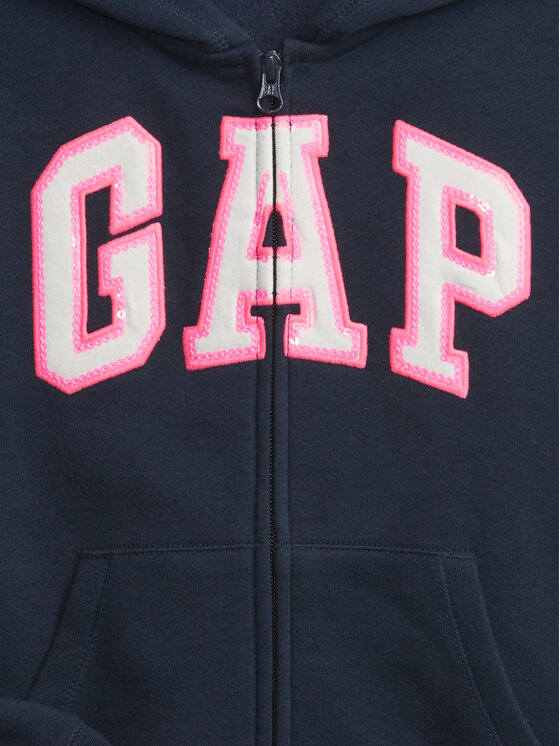 Gap Gap Majica dugih rukava 692277-10 Tamnoplava Regular Fit
