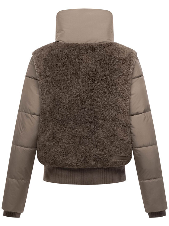 Navahoo Navahoo Kurtka zimowa Teddyzone Brązowy Regular Fit
