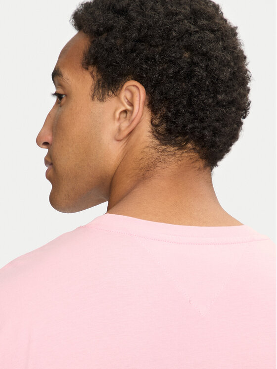 Tommy Jeans Tommy Jeans T-shirt DNA Flag DM0DM18533 Rosa Regular Fit