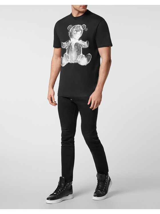 PHILIPP PLEIN PHILIPP PLEIN T-Shirt 367 Czarny Regular Fit