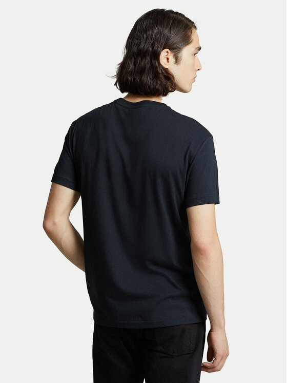Polo Ralph Lauren Polo Ralph Lauren Футболка Bsr 710680785 Чорний Custom Slim Fit