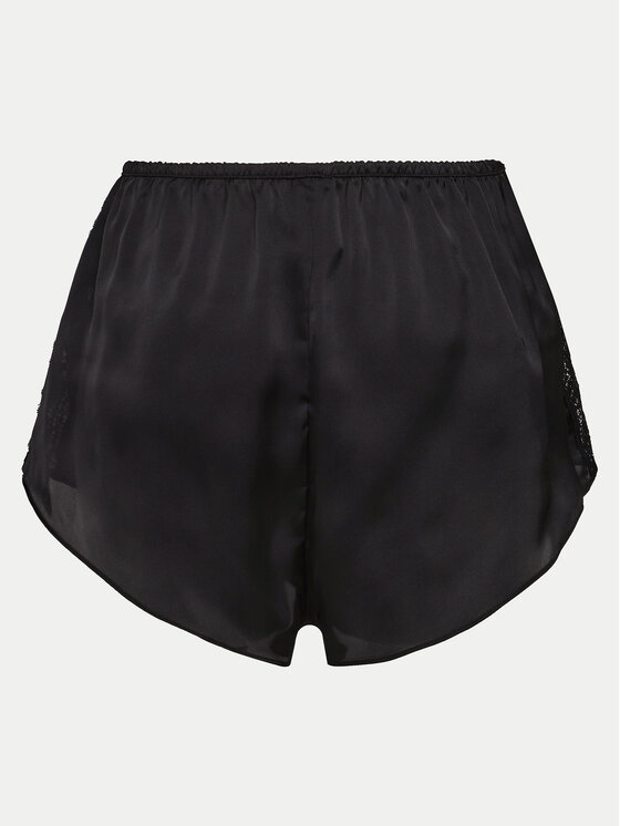 Hunkemöller Hunkemöller Pidžamas šorti Satin 205068 Melns Regular Fit