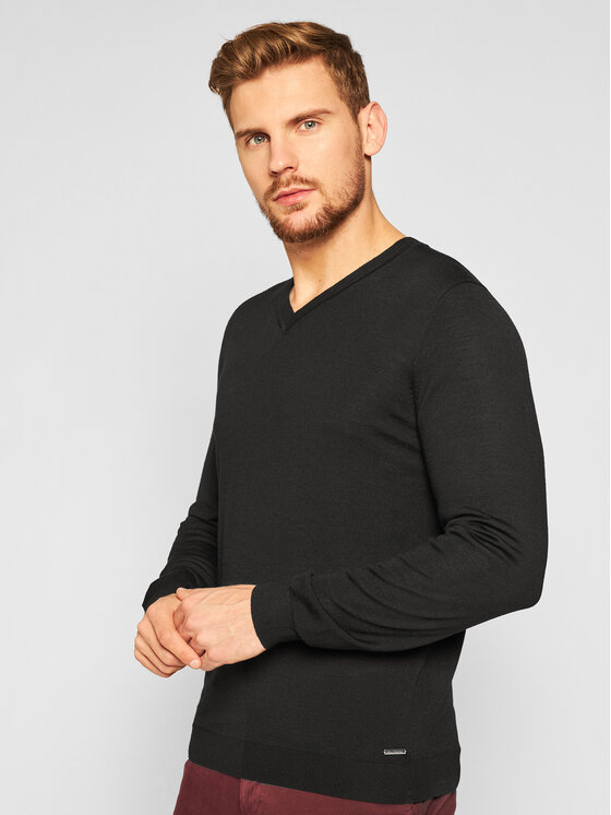 Maglione 5052-91 Nero Regular Fit