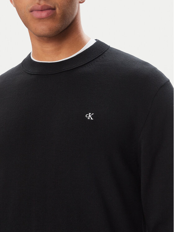Calvin Klein Jeans Calvin Klein Jeans Pulover LV04RH325G Črna Regular Fit