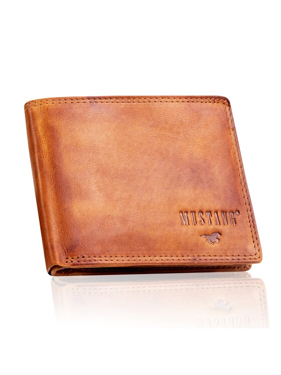 Mustang Mustang Portfel DENIMO WALLET Brązowy
