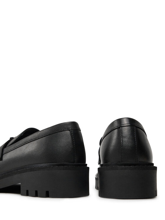 Calvin Klein Jeans Calvin Klein Jeans Сліпери Flatform Loafer Hw Mg Lth YW0YW01682 Чорний