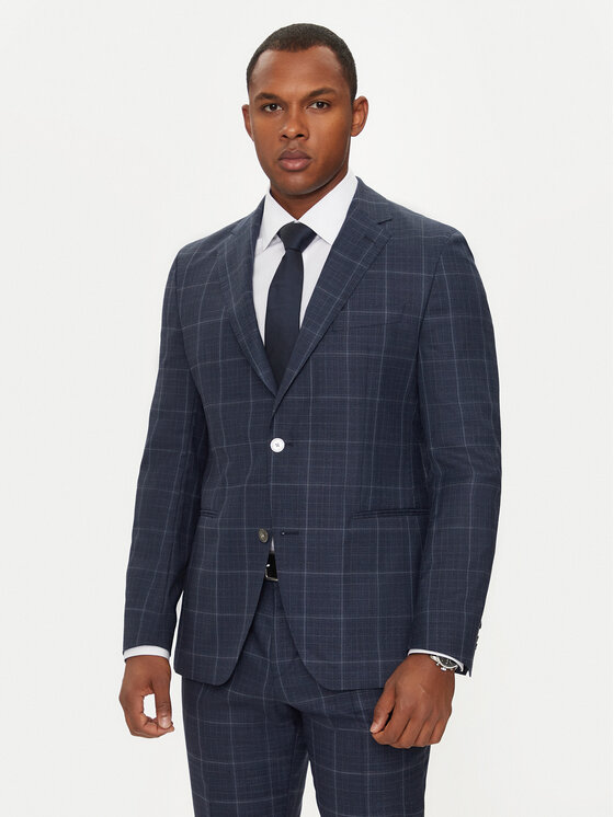 BOSS Boss Costum C-Huge 50521650 Bleumarin Slim Fit
