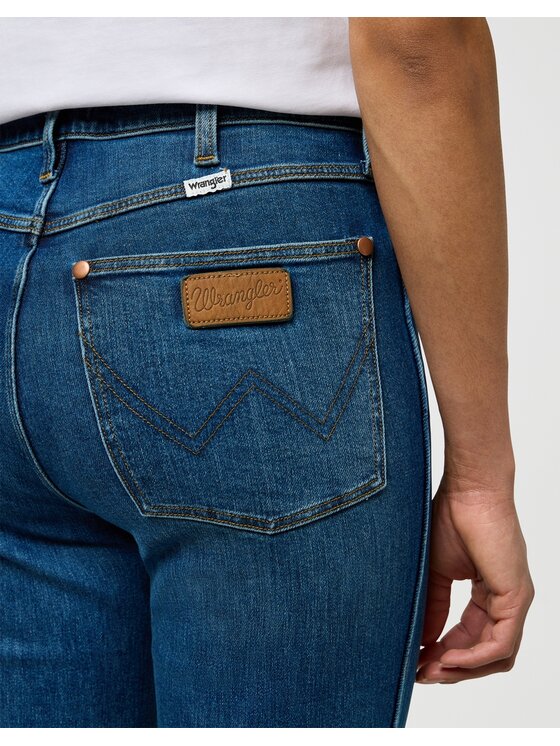 Wrangler Wrangler Jeansy Montana Niebieski Flare Fit