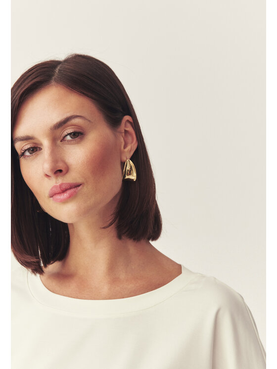 TATUUM Tatuum Halenka BOW Bílá Loose Fit