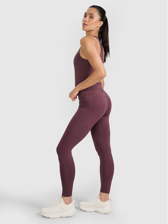 4F 4F Legginsy MULTI ACTIVE Brązowy Slim Fit