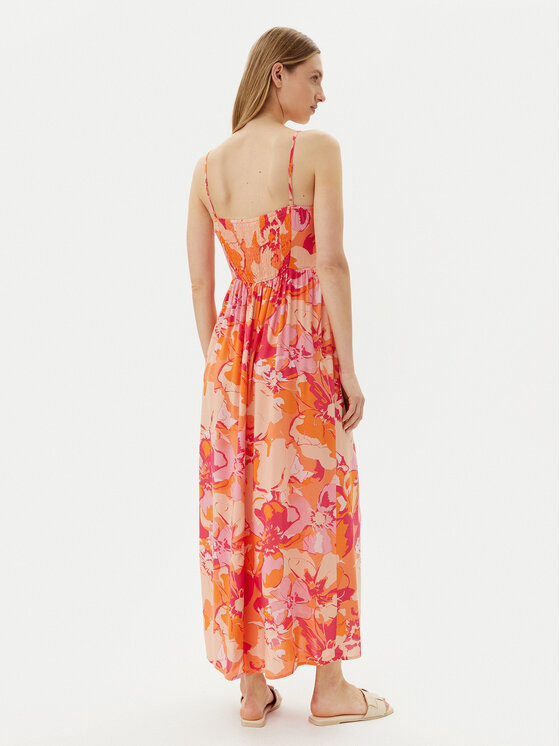 ONLY ONLY Sukienka letnia Nova 15347730 Pomarańczowy Regular Fit