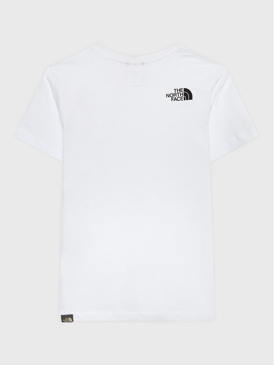 The North Face The North Face T-Shirt Simple Dome NF0A82EA Weiß Regular Fit