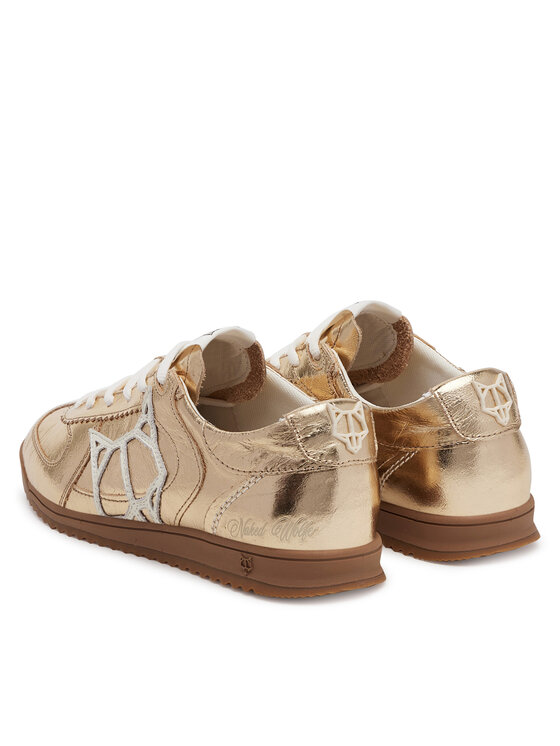 Naked Wolfe Naked Wolfe Sneakersy Exposure Crinkle Złoty