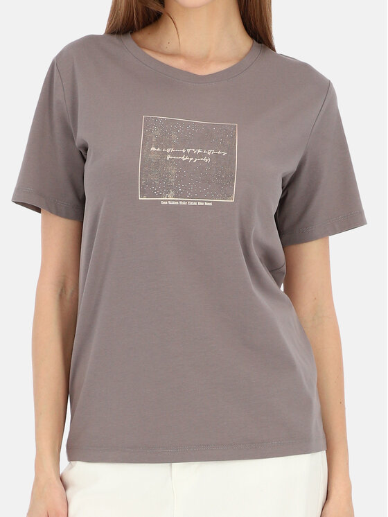 L’AF L’AF T-Shirt Nika Szary jasny Regular Fit