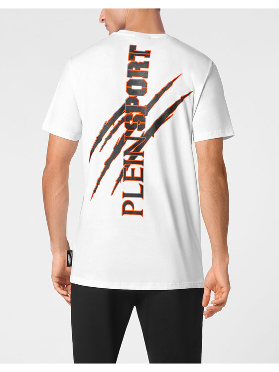 Plein Sport Plein Sport T-Shirt 14275 Biały Regular Fit