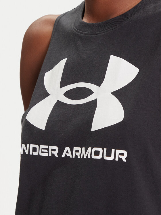 Under Armour Under Armour Športna majica Live Sportstyle Graphic Tank 1356297 Črna Regular Fit