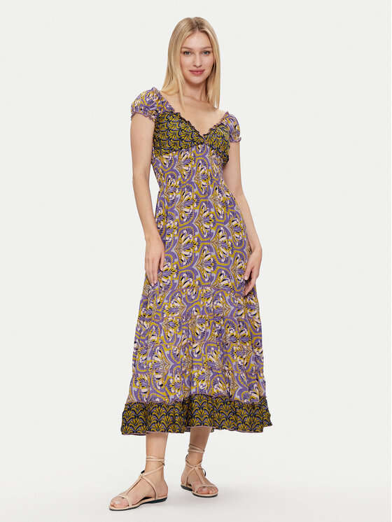 Iconique Iconique Лятна рокля Shirley IC24-098 Цветен Regular Fit