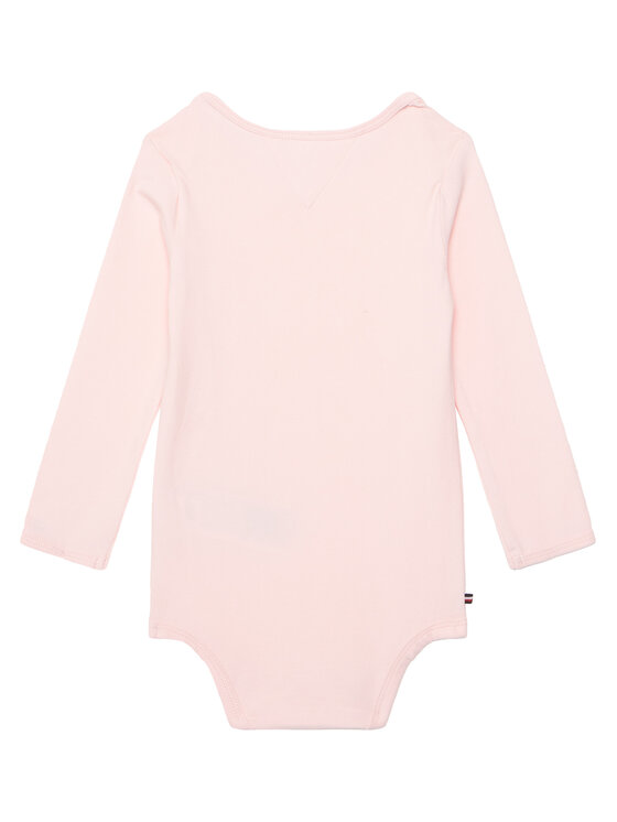 Tommy Hilfiger Tommy Hilfiger Bērnu bodijs Monotype KN0KN02133 Rozā