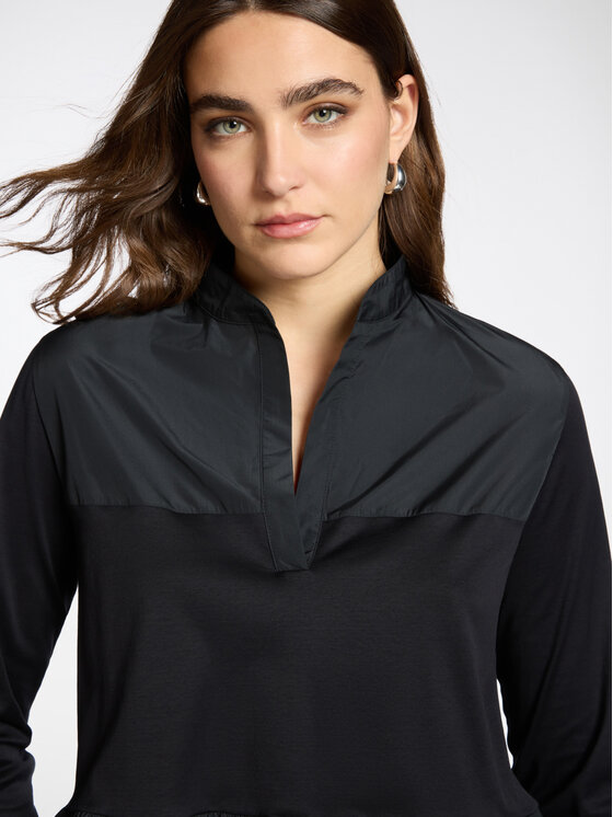 Elena Mirò Elena Mirò Bluzka G070Z000588N033 Czarny A-Line Fit