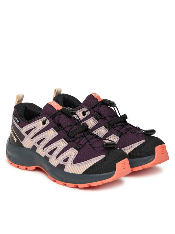 Salomon Salomon Trekking čevlji Xa Pro V8 Waterproof L47857100 Vijolična