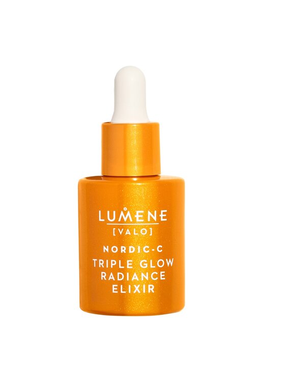 Lumene Lumene Lumene Nordic-C Valo Triple Glow Radiance Elixir rozświetlający eliksir do twarzy z witaminą C 30ml Zestaw kosmetyków