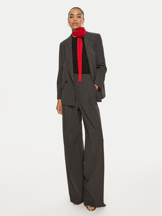 Marella Marella Bleizers Lama 2423046151 Pelēks Regular Fit