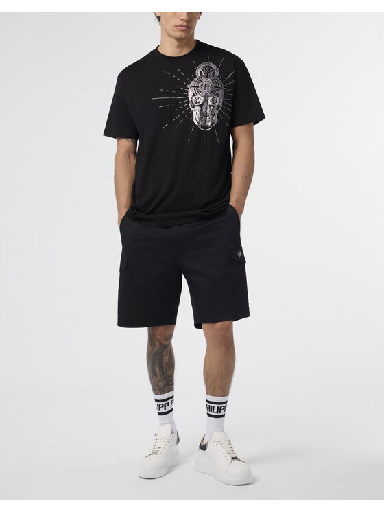 PHILIPP PLEIN PHILIPP PLEIN T-Shirt 29870 Czarny Regular Fit