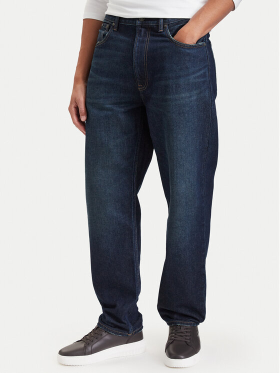 Calvin Klein Calvin Klein Blugi 90s LV04RH739G Bleumarin Taper Fit