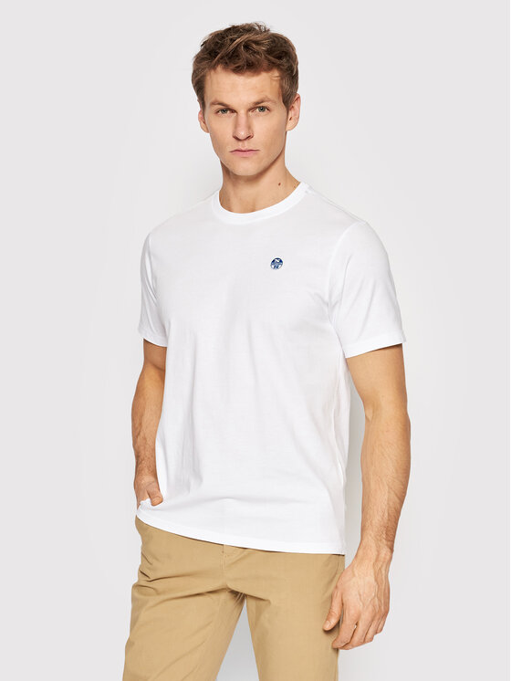 North Sails MIT MAXI-LOGO-AUFDRUCK - T-shirt con stampa - black/nero