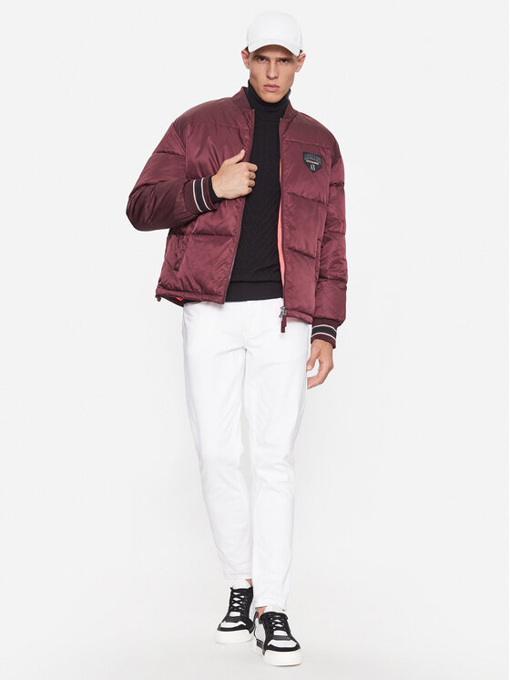 Armani Exchange Armani Exchange Bomber 6RZB23 ZNJ7Z 14AU Tamnocrvena Regular Fit